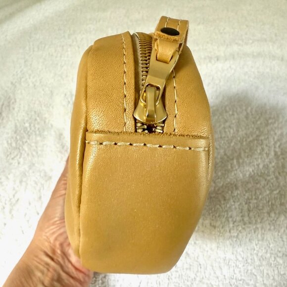 Portland Leather Champagne Large Roswell Pouch - Brand New - Picture 5 of 8